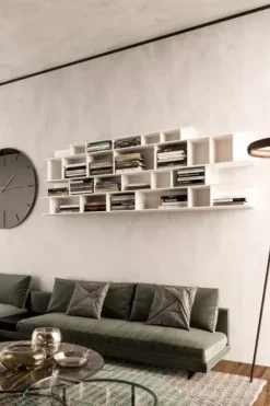 Libreria Ozzio in laccato opaco a prezzo Outlet: scopri Byblos