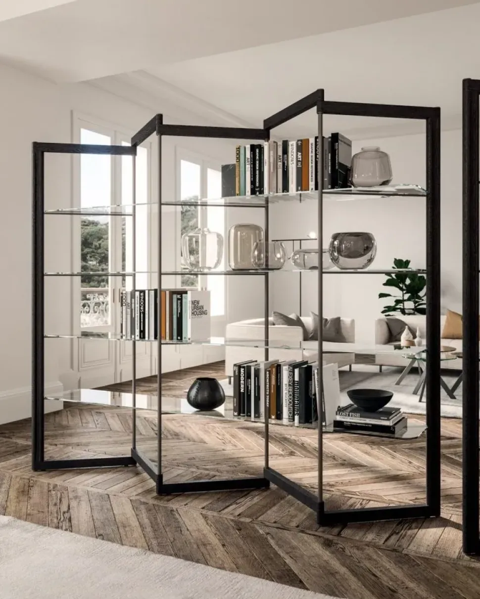 Libreria Panto in stile design di Ozzio in OFFERTA OUTLET affrettati