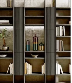 Libreria Qmc024 Imab in stile design a prezzi outlet