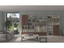 Libreria Social 7rf1401 stile moderno di Favero in offerta