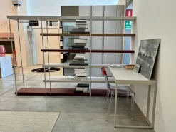 Libreria Tomasella in laccato opaco a prezzo Outlet: scopri Fortebraccio