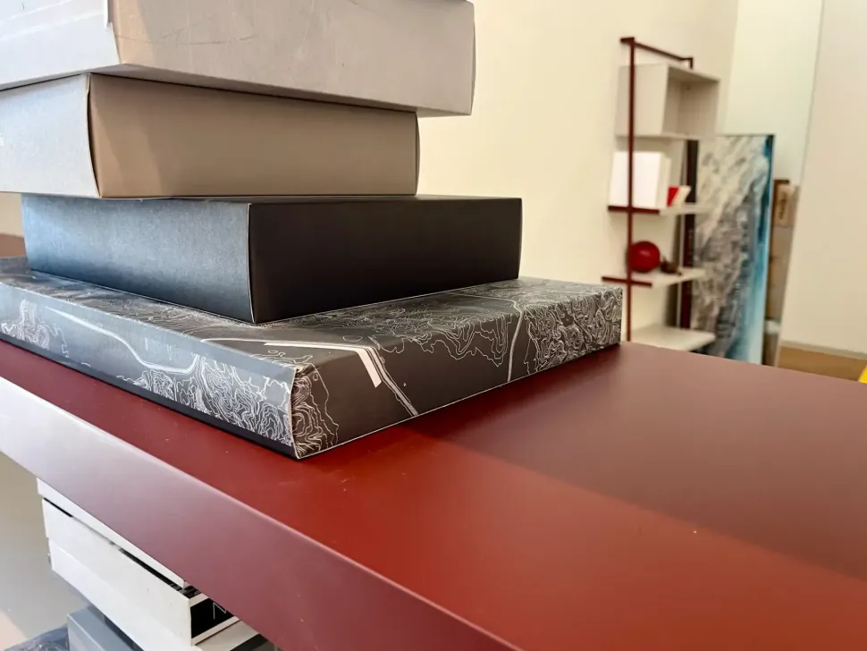 Libreria Tomasella in laccato opaco a prezzo Outlet: scopri Fortebraccio