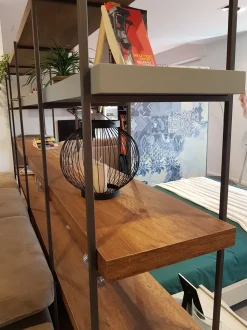 Libreria Tomasella in laminato materico Libreria fortebraccio  a prezzo scontato