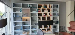 Libreria Wall system Poliform in stile design in offerta