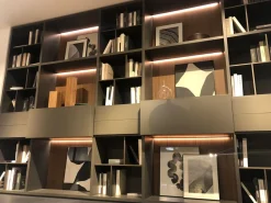 Libreria Wall system stile design di Poliform scontata