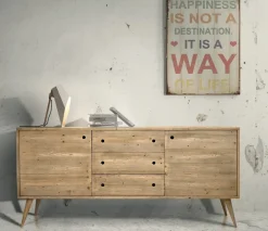 Madia Artigianale in legno Madia akaia in Offerta Outlet