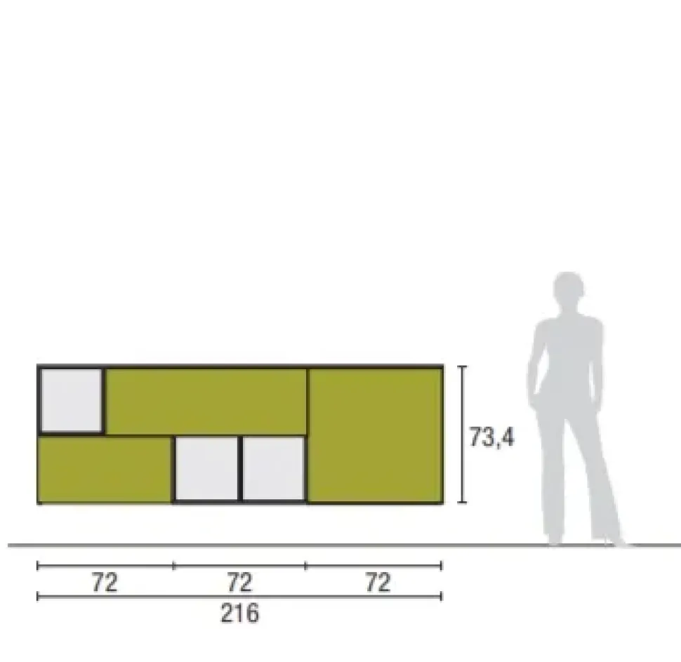 Madia Atlante skt1 di Tomasella in stile moderno scontata -30%
