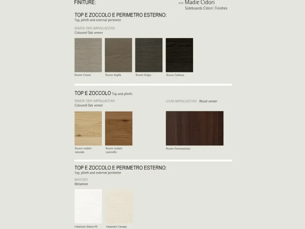 Madia Cidori di Sangiacomo in stile moderno in Offerta Outlet