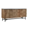 Madia Credenza acacia marmo 175 di Outlet etnico in stile design scontata -38%