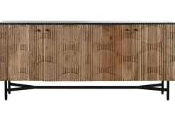 Madia Credenza acacia marmo 175 di Outlet etnico in stile design scontata -38%