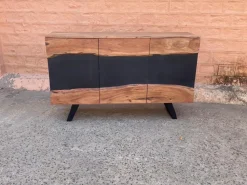 Madia Credenza industrial  in legno modello   in offerta  in stile design di Outlet etnico in Offerta Outlet