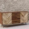 Madia Credenza rennes natural 150 di Outlet etnico in offerta