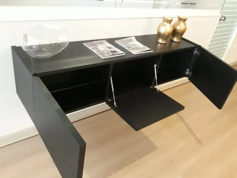 Madia Cube sospesa Olivieri in legno in Offerta Outlet