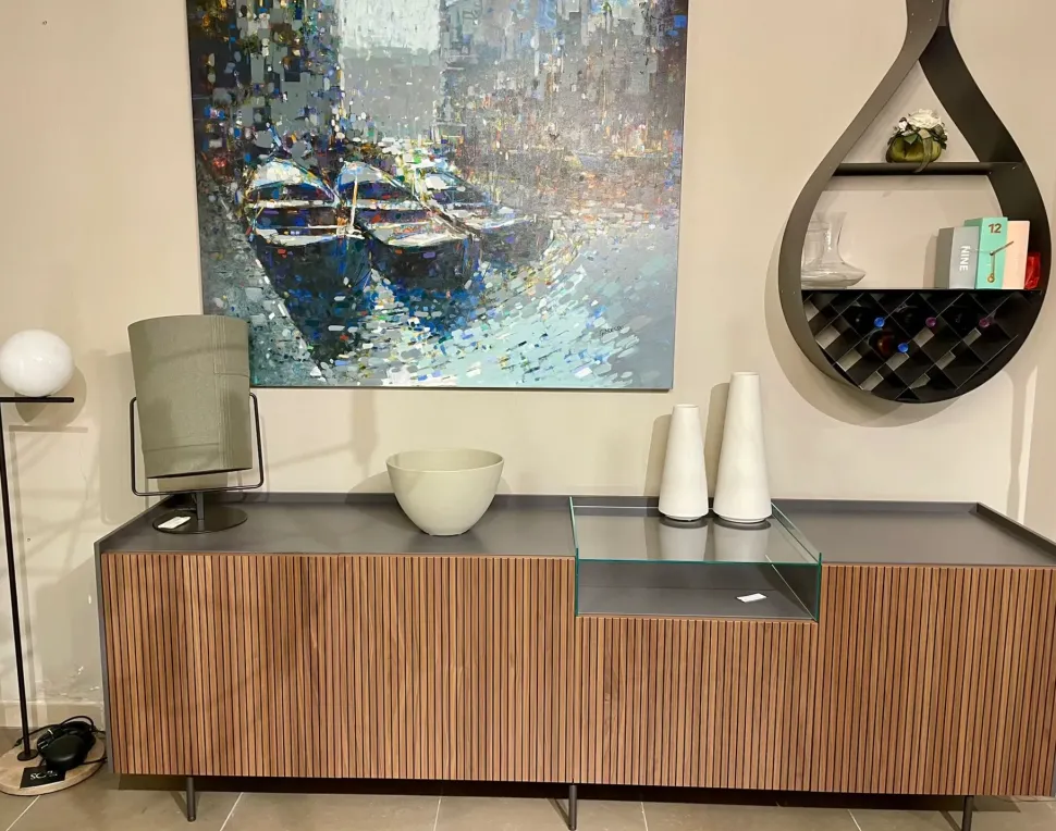 Madia di Alf da fre in laccato opaco Diko in Offerta Outlet