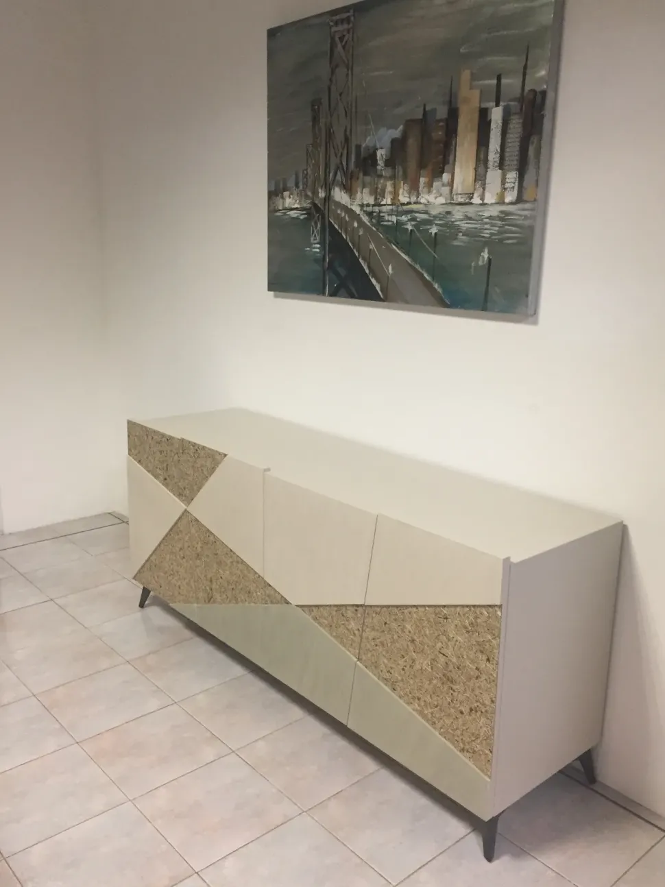 Madia di Artigianale in laccato opaco Madia alasia a prezzo Outlet