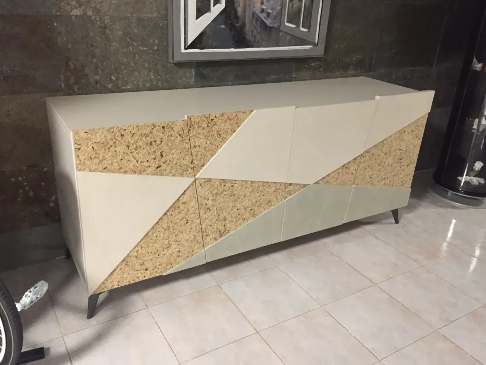 Madia di Artigianale in laccato opaco Madia alasia a prezzo Outlet