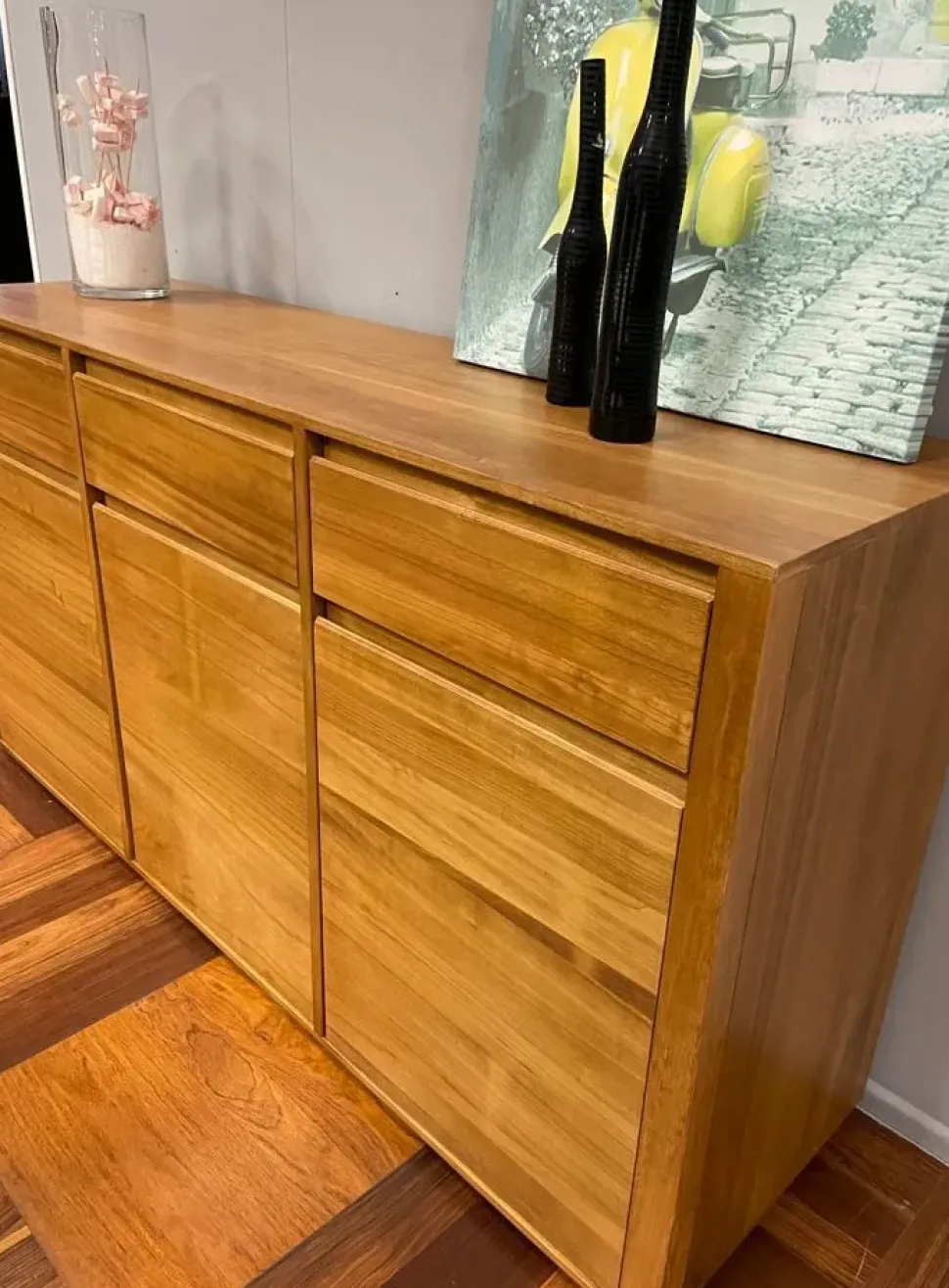 Madia di Artigianale in legno Alba a prezzo Outlet