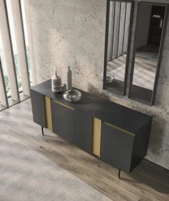 Madia di Dall'agnese in laccato opaco Slim up in Offerta Outlet