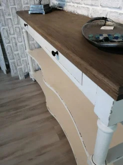 Madia di Dialma brown in legno Consolle a prezzo Outlet