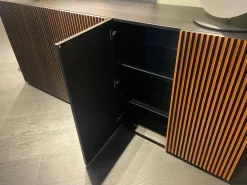 Madia di Horm in legno Leon wood moca a prezzo riservato