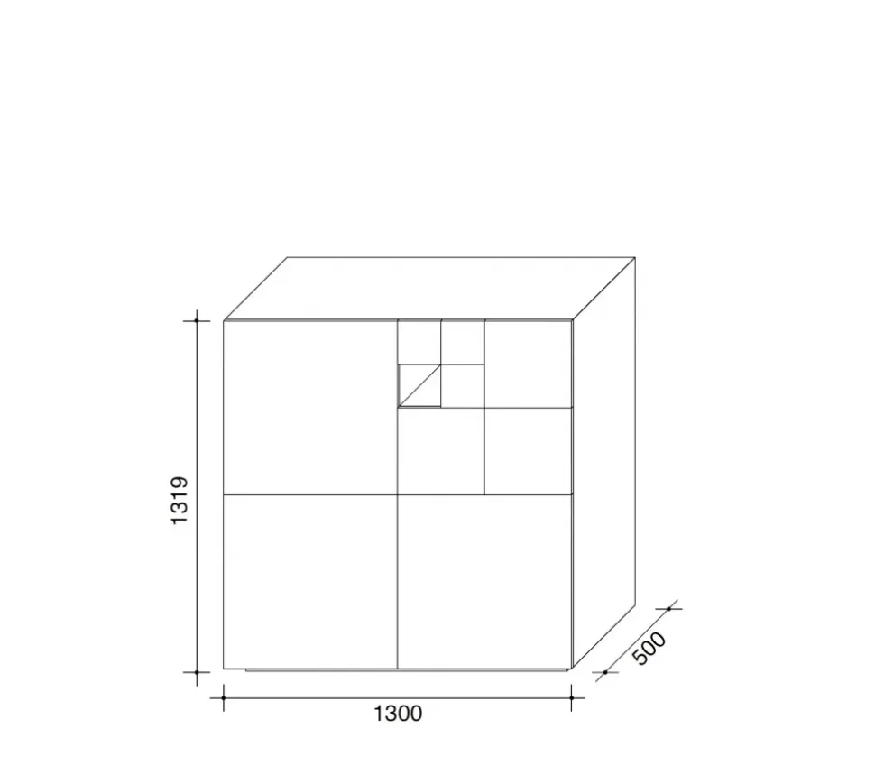 Madia di Lema in laccato opaco Conchiglia lema a prezzo Outlet