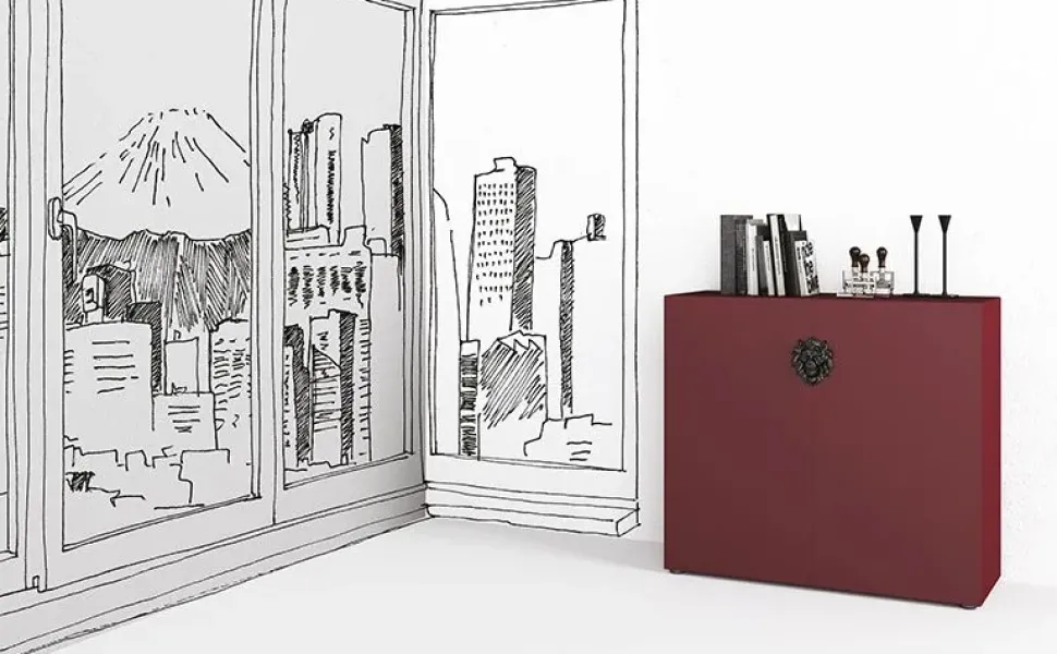 Madia di Minotti italia in legno King a prezzo riservato