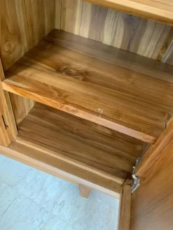 Madia di Outlet etnico in legno Madia credenza teak 150 a prezzo scontato