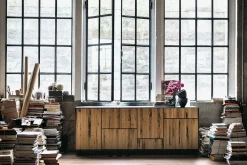 Madia di Riva 1920 in legno Rialto modulo 4.03 a prezzo Outlet