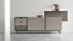 Madia di Tomasella in laccato opaco Time unit_ti 127 a prezzo scontato