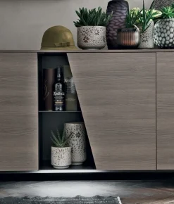 Madia di Tomasella in laminato materico Diagonal a prezzo riservato