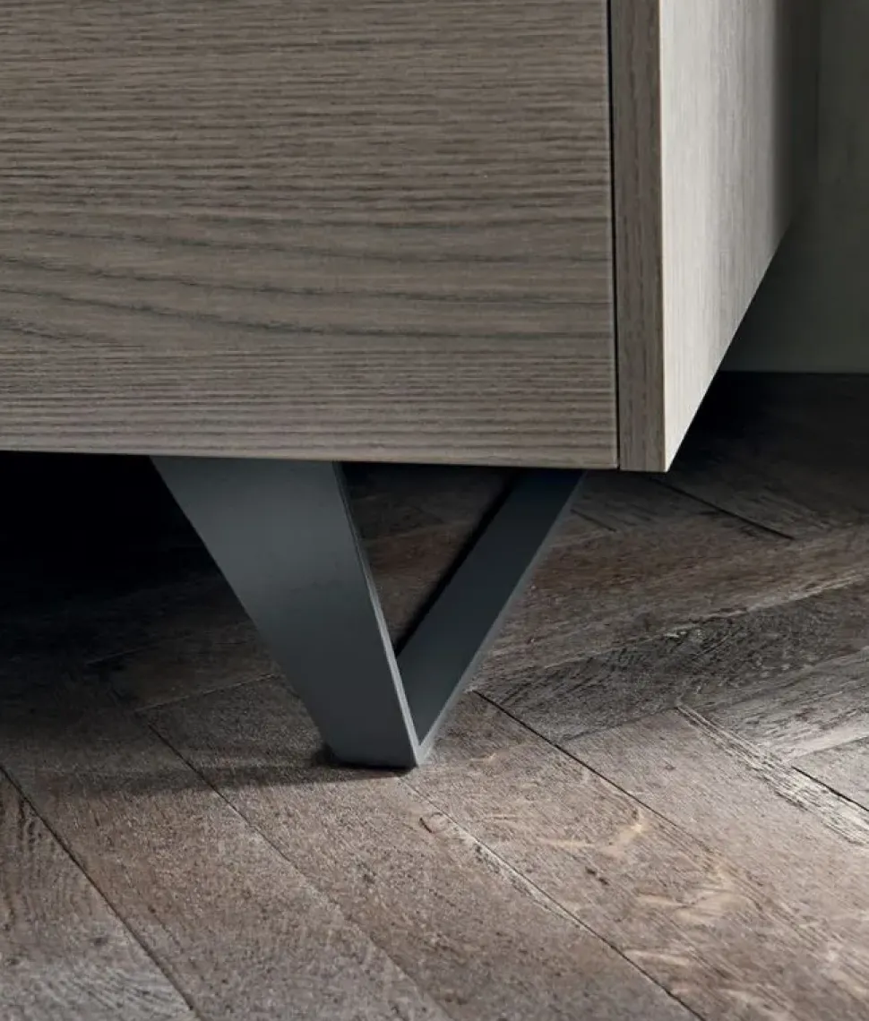 Madia di Tomasella in laminato materico Diagonal a prezzo riservato