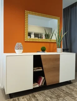 Madia di Tomasella in laminato materico Diagonal variante h a prezzo scontato