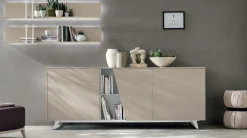 Madia di Tomasella in laminato materico Diagonal variante a in Offerta Outlet