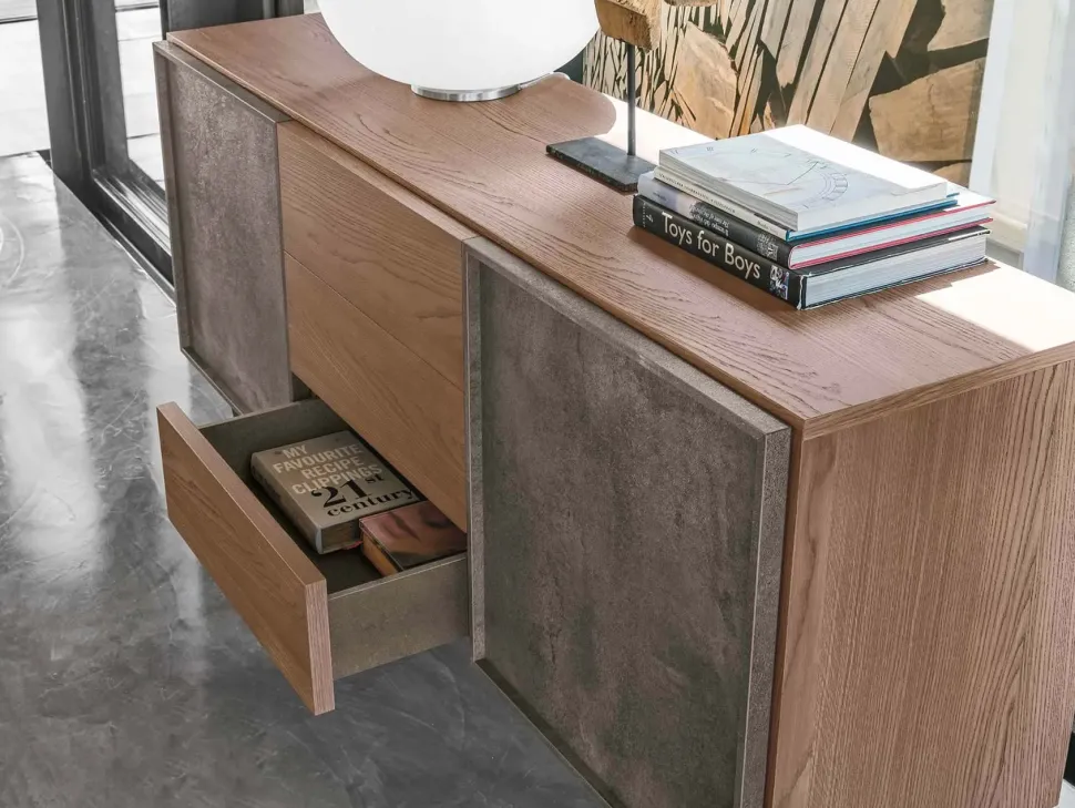 Madia in legno stile moderno Minerva Target point