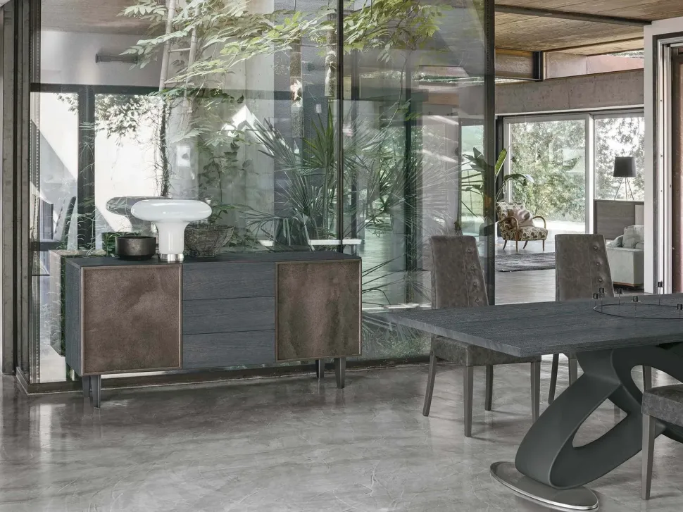 Madia in legno stile moderno Minerva Target point