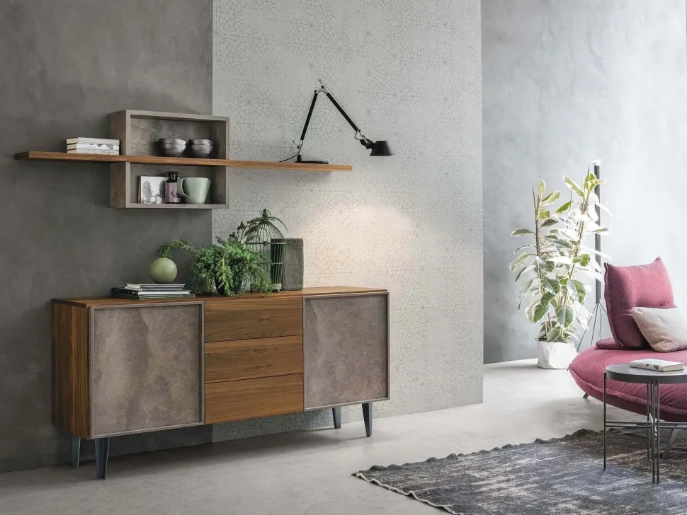 Madia in legno stile moderno Minerva Target point