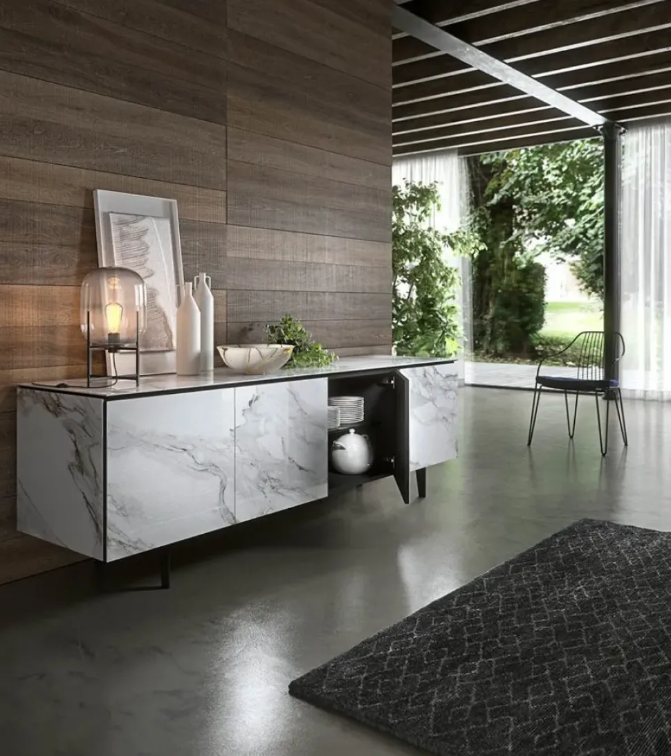 Madia in stile design Armor di Ozzio in Offerta Outlet