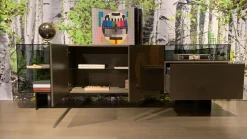 Madia in stile design 36e8 glass 1325 di Lago scontata