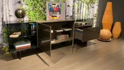 Madia in stile design 36e8 glass 1325 di Lago scontata