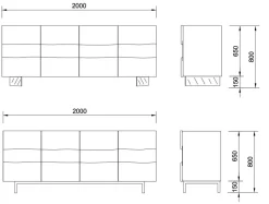 Madia in stile design Iron twins di Devina nais in offerta  approfittane ora!