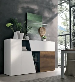 Madia in stile moderno Diagonal di Tomasella in Offerta Outlet