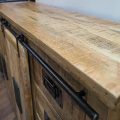 Madia in stile moderno Mobile newport 5 cassetti 2 ante scorrevoli di Outlet etnico a prezzo scontato