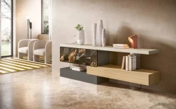 Madia Madia rovere cm 210 di Duebitalia in stile design scontata -25%