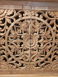 Madia modello Credenza oriente teak 160 di Outlet etnico a prezzo scontato