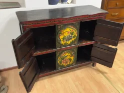 Madia Mondo etnico mobile con decori in stile design di Castagnetti in Offerta Outlet