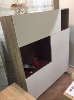 Madia Rovere crudo- bianca e bordeau  di Imab group a prezzi outlet