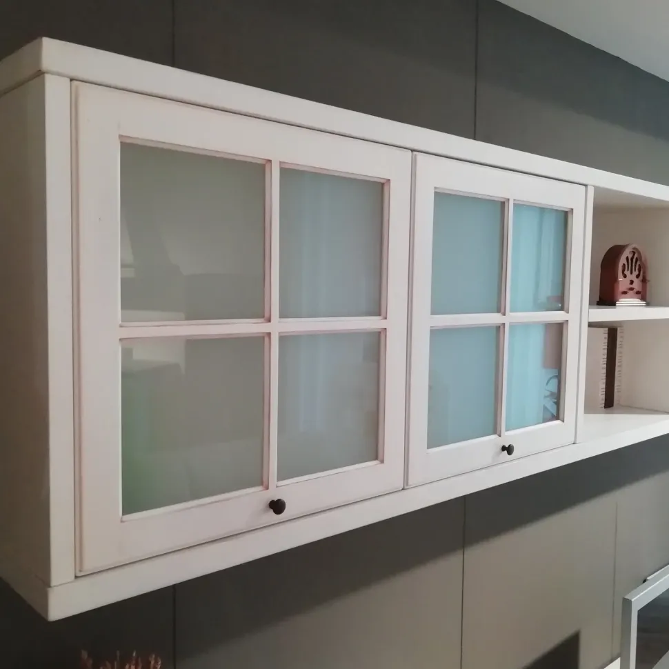 Mobile componibile Ambienti bassanoambienti bassano in laccato opaco Domino a prezzo Outlet