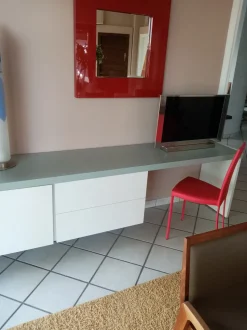 Mobile componibile in stile design Caccaro in laccato opaco Offerta Outlet