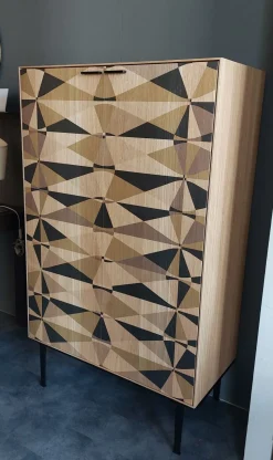 Mobile ingresso Con maniglia modello design Losanga madia di Sigerico in offerta