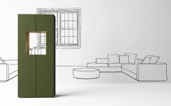 Mobile ingresso design A terra Rebus di Minotti italia scontato